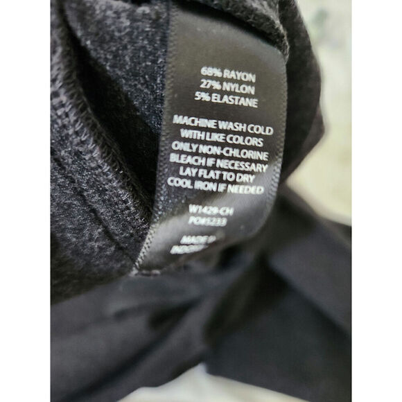 Betabrand straight ponte knit pull on pants sz XXL charcoal Careerwear, pockets - Picture 9 of 12